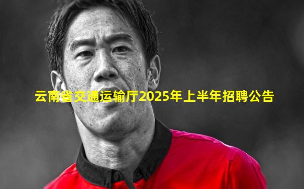 云南省交通运输厅2025年上半年招聘公告